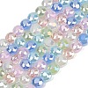 Electroplate Glass Beads Strands EGLA-G039-02A-02-1