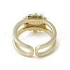 Brass Adjustable Open Rings RJEW-K257-87D-G-3