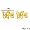 Simple Fashion Butterfly Stud Earrings GO8800-1