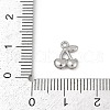 304 Stainless Steel Charms STAS-D366-08D-P-3
