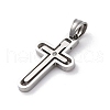 304 Stainless Steel Pendants STAS-L286-17P-2