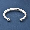 304 Stainless Steel Cuff Bangles BJEW-S161-08S-1-2