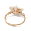 Synthetic Turquoise Finger Rings RJEW-JR00878-02-4