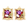 Alloy Enamel Pendants FIND-M060-09C-G02-1