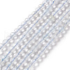 Natural Topaz Crystal Beads Strands G-F717-20-1