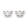 Non-Tarnish 316 Surgical Stainless Steel Charms STAS-Q314-12P-1