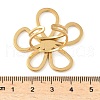 304 Stainless Steel Open Cuff Rings for Women RJEW-U060-04A-G-3