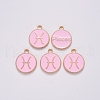 Alloy Enamel Pendants ENAM-S124-01B-09H-2
