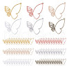 CHGCRAFT 120Pcs 6 Colors Tibetan Style Alloy Pendants FIND-CA0009-24-1