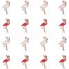 Alloy Enamel Pendants ENAM-PH0001-04LG-1