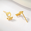 S925 Sterling Silver Flower Stud Earrings IO8237-1-4