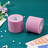 50 Yards Elastic Polyester Deco Mesh Ribbons SRIB-WH0011-129B-4