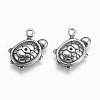 304 Stainless Steel Pendants STAS-O101-38AS-1