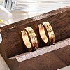 304 Stainless Steel Polishing effect Hoop Earrings EJEW-M001-17G-1