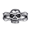 Tibetan Style Alloy Finger Rings FS-WG69790-05-2
