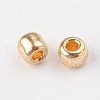 Electroplate Glass Seed Beads X-SEED-Q003-01-2