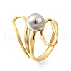 304 Stainless Steel Cuff Rings RJEW-V014-04GP-2