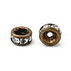 Brass Rhinestone Spacer Beads RB-A014-Z4mm-01AB-NF-2