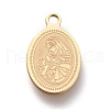 Ion Plating(IP) 304 Stainless Steel Charms STAS-M228-J01-G-1