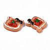 Opaque Epoxy Resin Cabochons CRES-S358-54-4