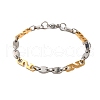 201 Stainless Steel Link Chain Bracelets BJEW-B078-121GP-1