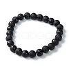 Frosted Glass Beads Stretch Bracelets BJEW-I296-07A-1