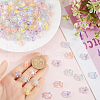 SOFPLATE 300Pcs Transparent Acrylic Beads TACR-SP0001-04-3