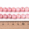 Electroplate Glass Beads Strands GLAA-N010-10mm-04-3