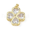 Brass Glass Pendants KK-R226-05G-01-1