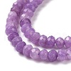 Dyed Natural Malaysia Jade Rondelle Beads Strands G-E316-2x4mm-39-7