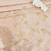 SUPERFINDINGS 30Pcs Alloy Pendants FIND-FH0010-03G-4