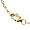 Brass Twisted Link Chain Necklaces NJEW-JN04866-5