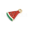Alloy Enamel Charms PALLOY-R158-05G-01-2