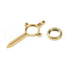 Ion Plating(IP) 304 Stainless Stee Locket Big Pendants STAS-S132-09G-01-2