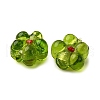 Handmade Silver Foil Glass Lampwork Beads FOIL-T001-02K-3