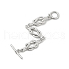 Brass Toggle Clasps KK-A223-33P-2