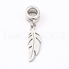 304 Stainless Steel European Dangle Charms X-PALLOY-JF00624-01-1