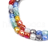 Electroplate Glass Beads Strands EGLA-D300-11-8mm-3
