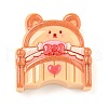 Bedroom Theme Opaque Resin Animal Furniture Decoden Cabochons RESI-M042-02E-1