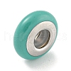 304 Stainless Steel Enamel European Beads STAS-U005-01C-P-1