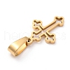 304 Stainless Steel Pendants STAS-P253-03G-2