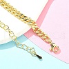 Brass Micro Pave Cubic Zirconia Bracelets BJEW-S158-02G-B-3