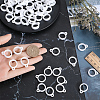 Gorgecraft 60Pcs Silicone Pendant SIL-GF0001-40B-3