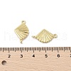 Brass Connector Charms KK-U047-03G-01-3