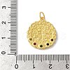 Rack Plating Brass Micro Pave Cubic Zirconia Pendants KK-U022-06G-3