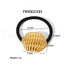 Stainless Steel Hair Tie Elastic Headband Black Hair Accessories YL7975-4-1