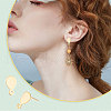 DICOSMETIC 60Pcs 304 Stainless Steel Stud Earring Findings STAS-DC0009-97-7
