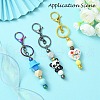 Alloy Bar Beadable Keychain for Jewelry Making DIY Crafts KEYC-A011-01M-4