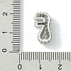 Rack Plating Brass Clear Cubic Zirconia Pendants KK-S378-01P-F-3