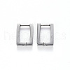 304 Stainless Steel Huggie Hoop Earrings X-STAS-S103-22P-1